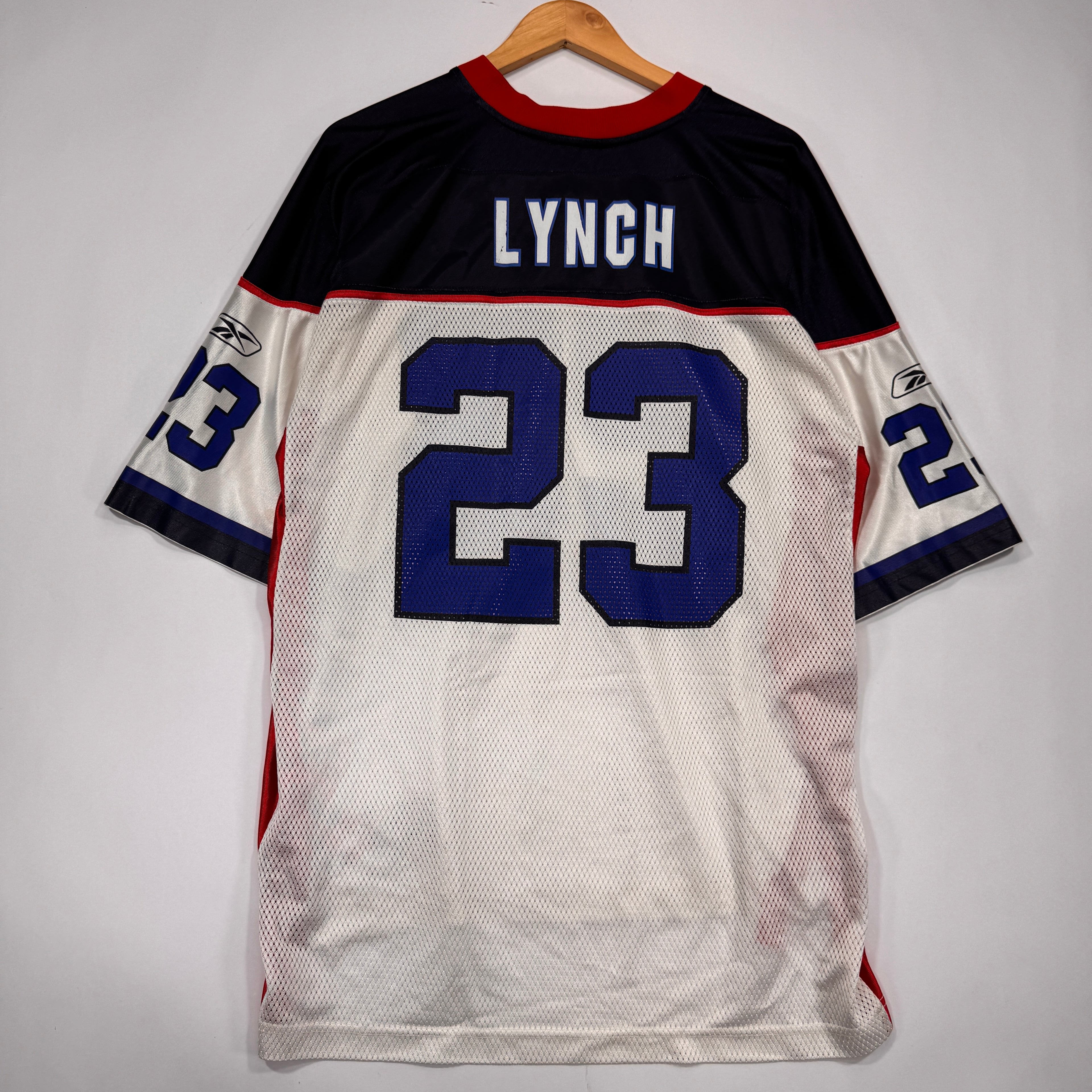 Vintage Buffalo Bills Lynch Jersey Large