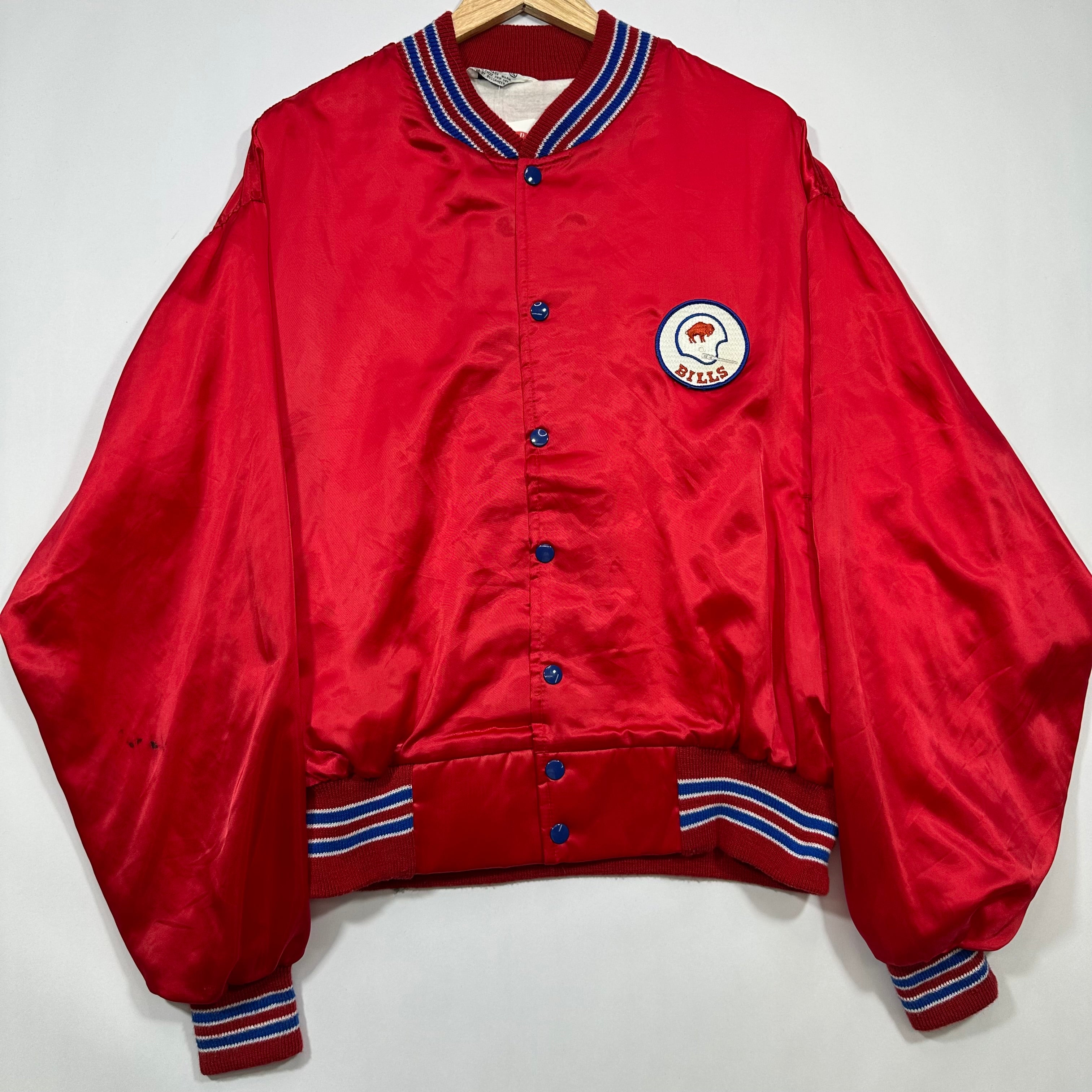 Vintage Buffalo Bills Starter Satin Bomber Jacket XXL
