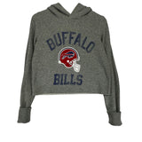Vintage Buffalo Bills Cropped Hoodie Sweatshirt Women’s Small