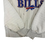 Vintage Buffalo Bills Striped Crewneck Sweatshirt XL