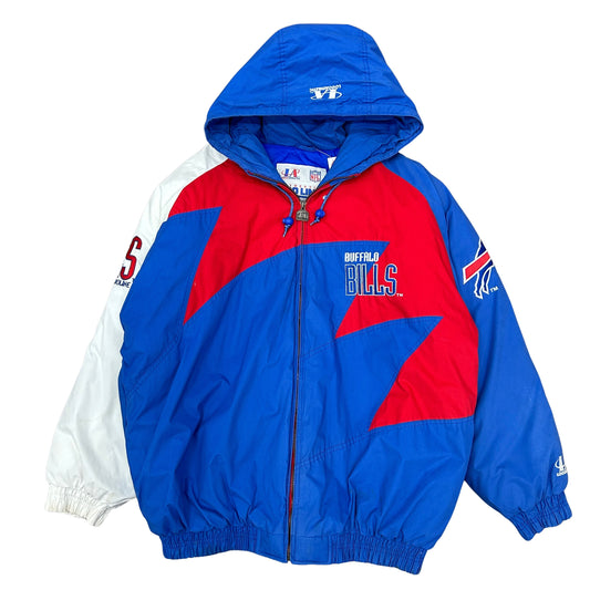 Vintage Buffalo Bills Logo Athletic Shark Tooth Jacket XL