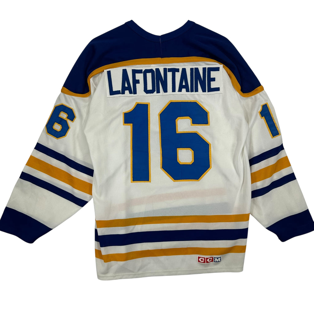 Vintage Buffalo Sabres LaFontaine Jersey Large