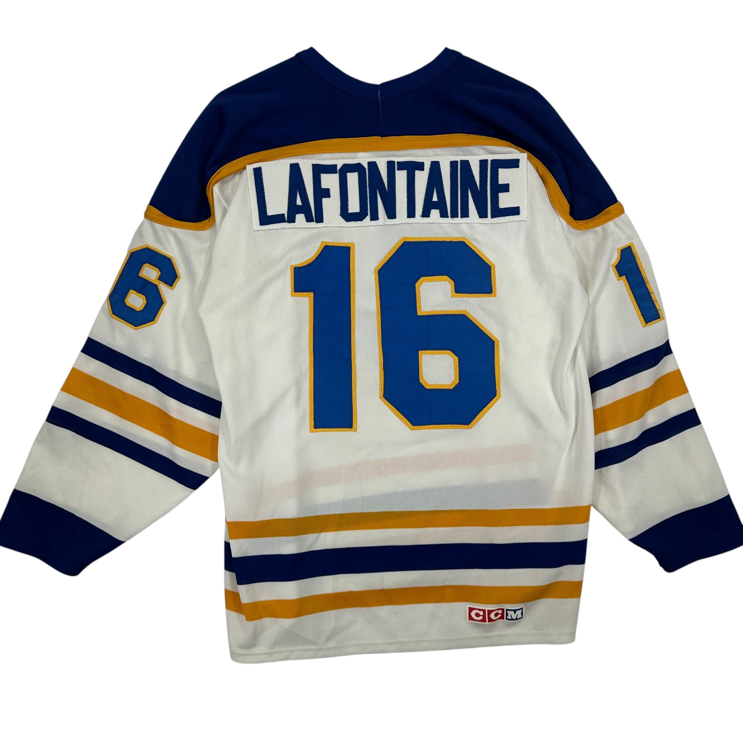 Vintage Buffalo Sabres LaFontaine Jersey Large