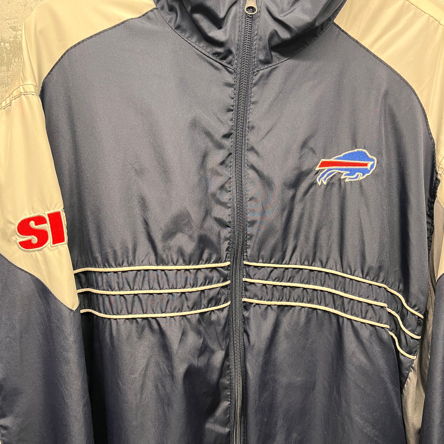 Vintage Buffalo Bills Sports Illustrated Windbreaker Jacket XXL