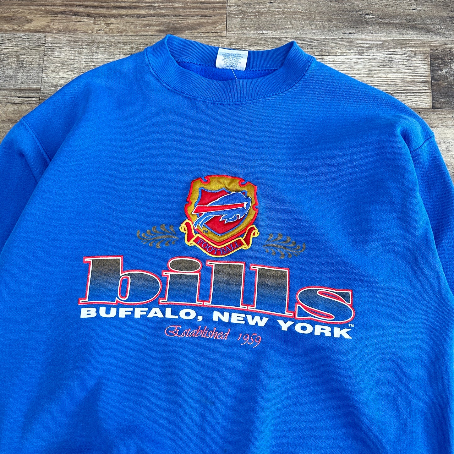 Vintage Buffalo Bills Buffalo NY Crewneck Sweatshirt Size Large