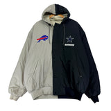 Vintage Buffalo Bills Dallas Cowboys Starter Super Bowl Jacket XL