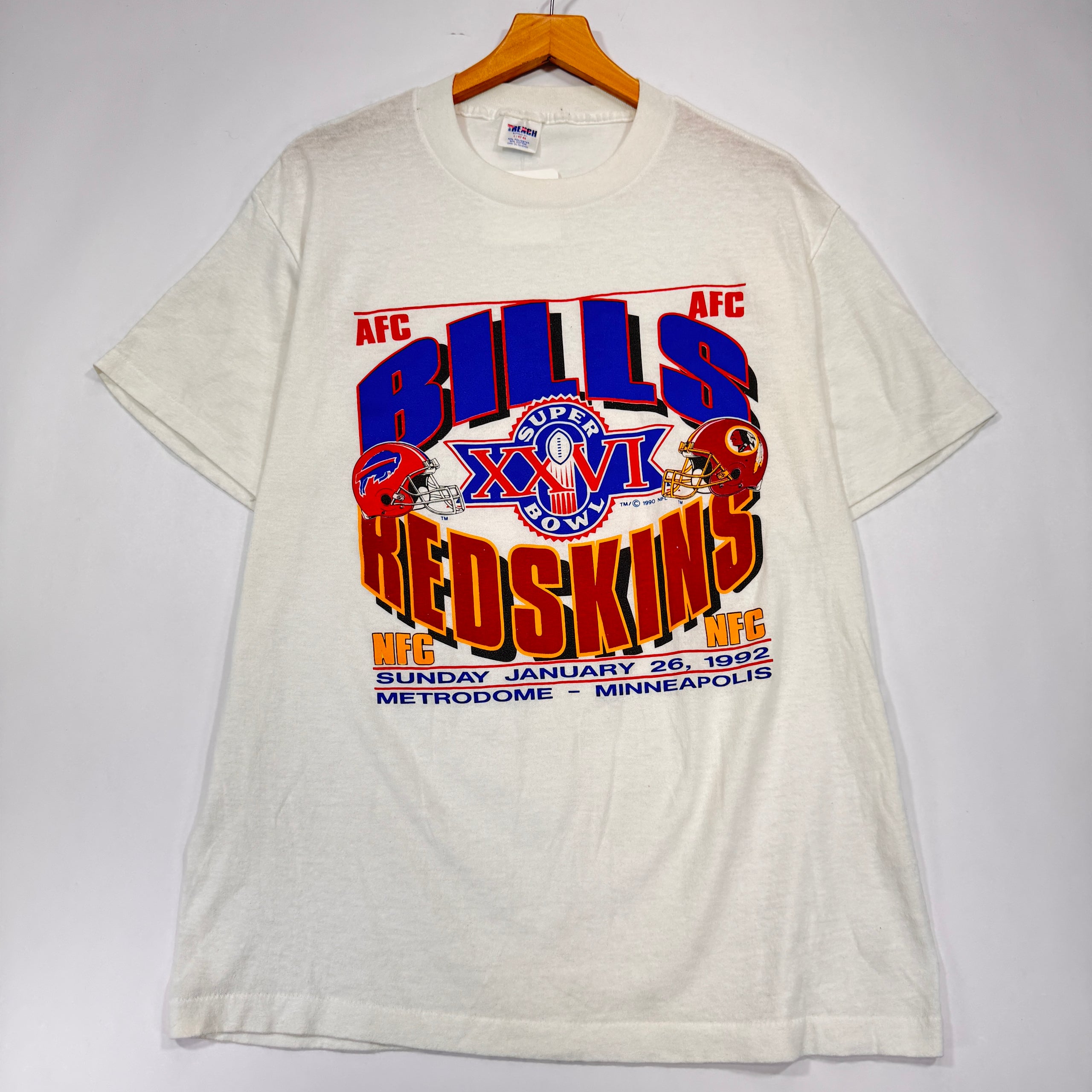 Vintage Buffalo Bills 1992 Super Bowl Shirt Large