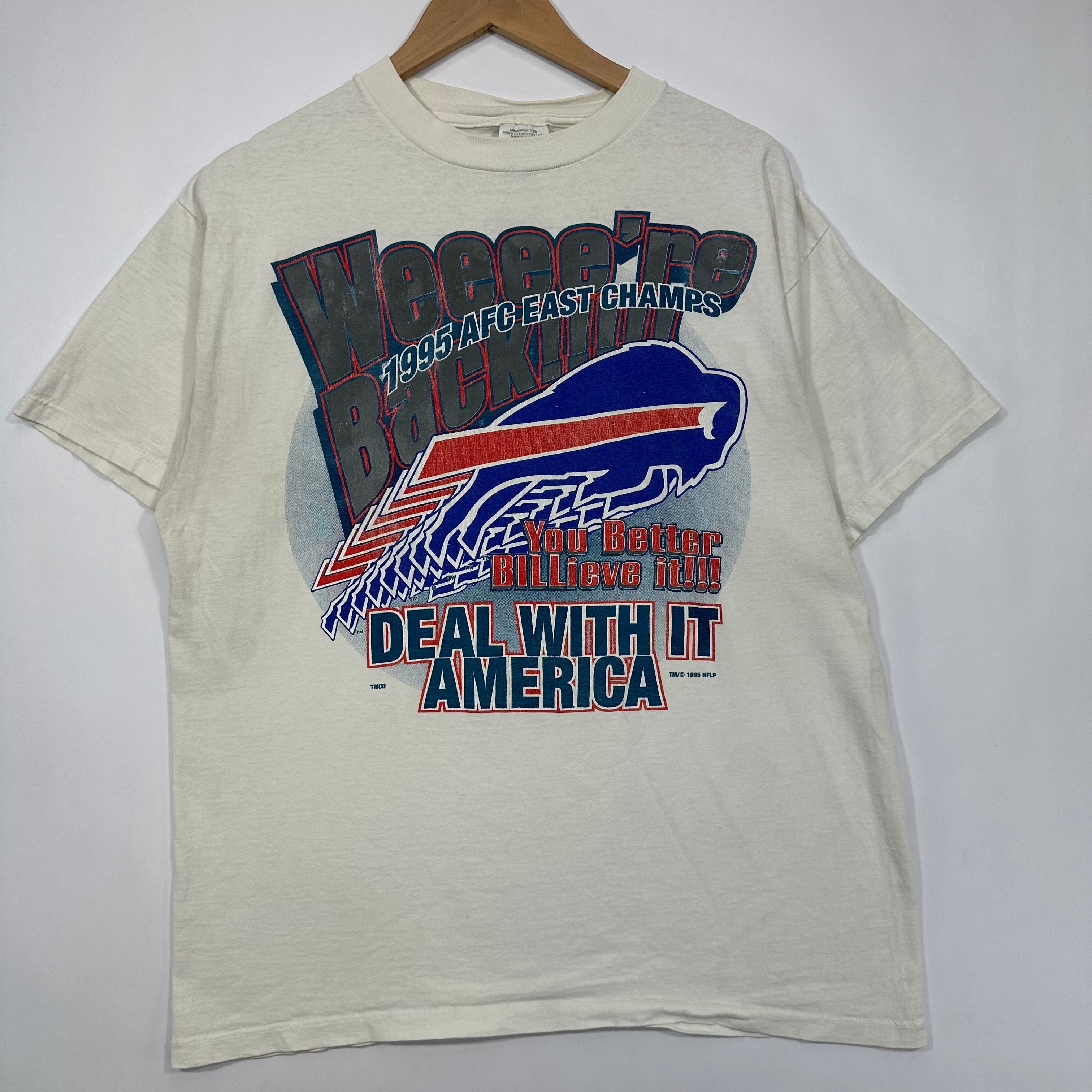 Vintage Buffalo Bills We’re Back Deal With It Shirt XL