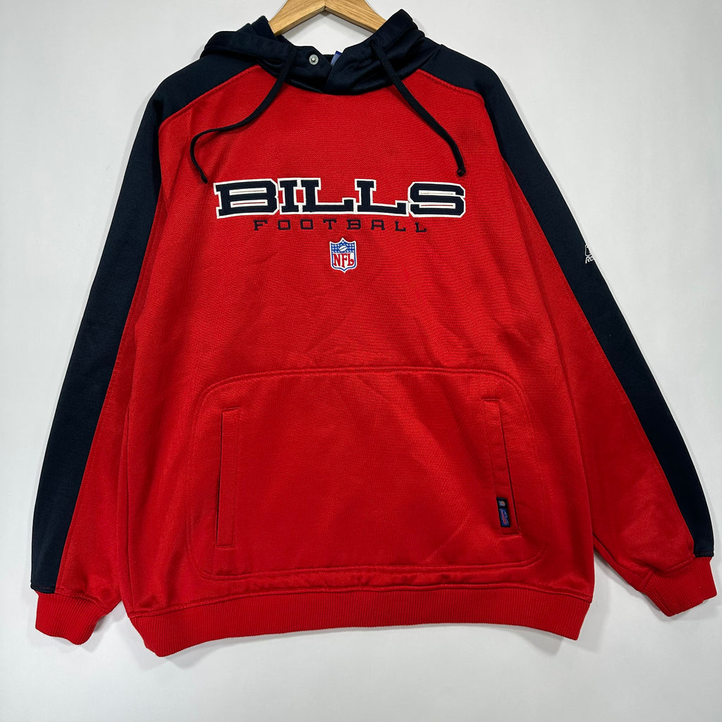 Vintage Buffalo Bills Embroidered Hoodie Sweatshirt XL