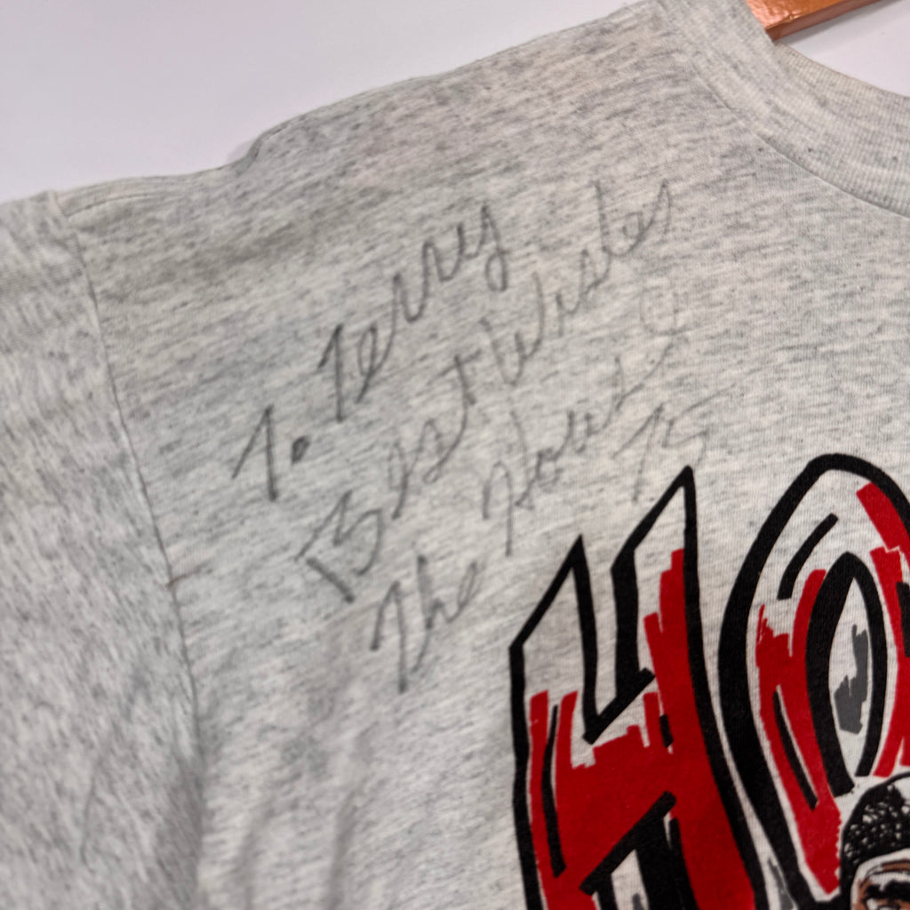 Vintage Buffalo Bills Signed Howard Ballard #75 Cartoon Shirt XL