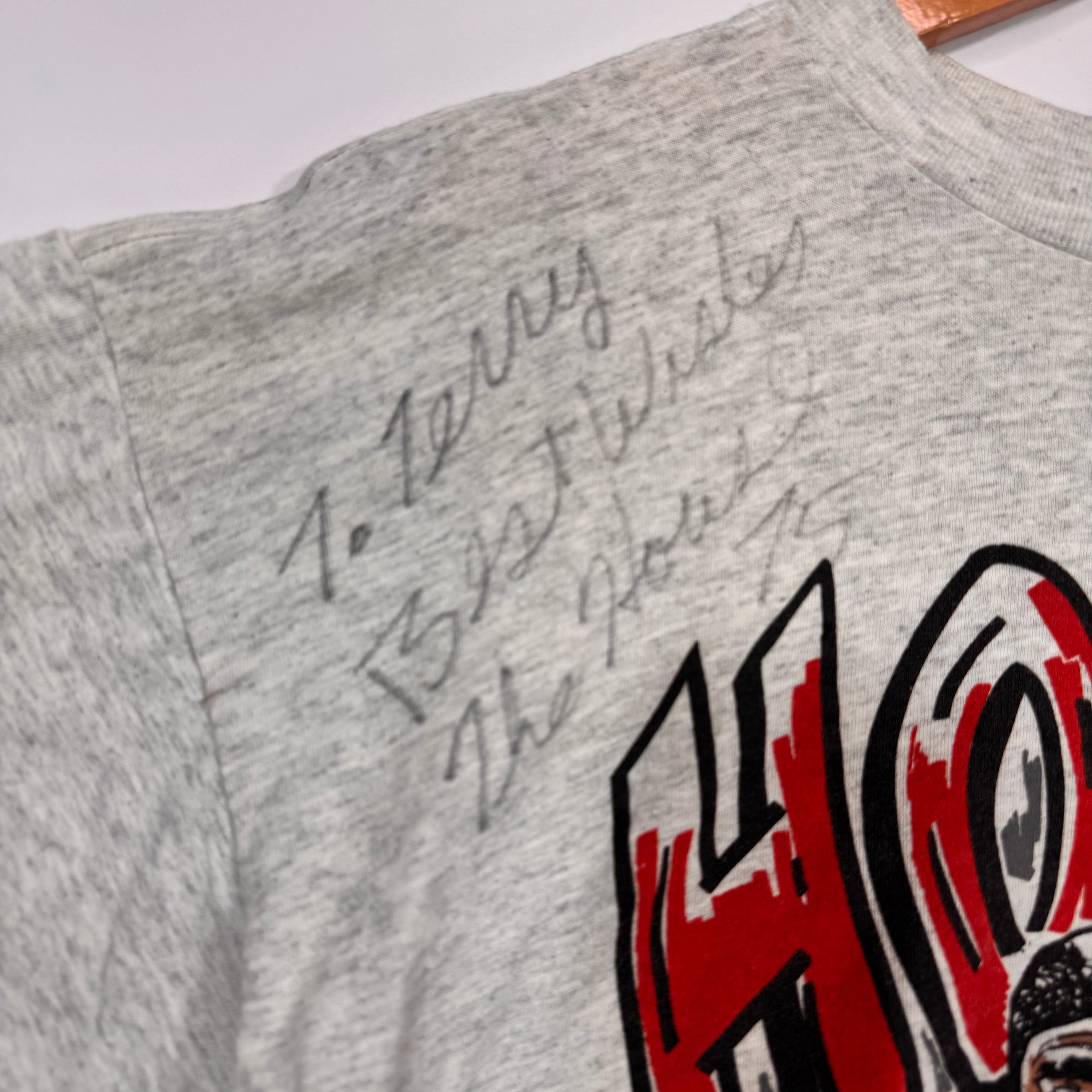 Vintage Buffalo Bills Signed Howard Ballard #75 Cartoon Shirt XL