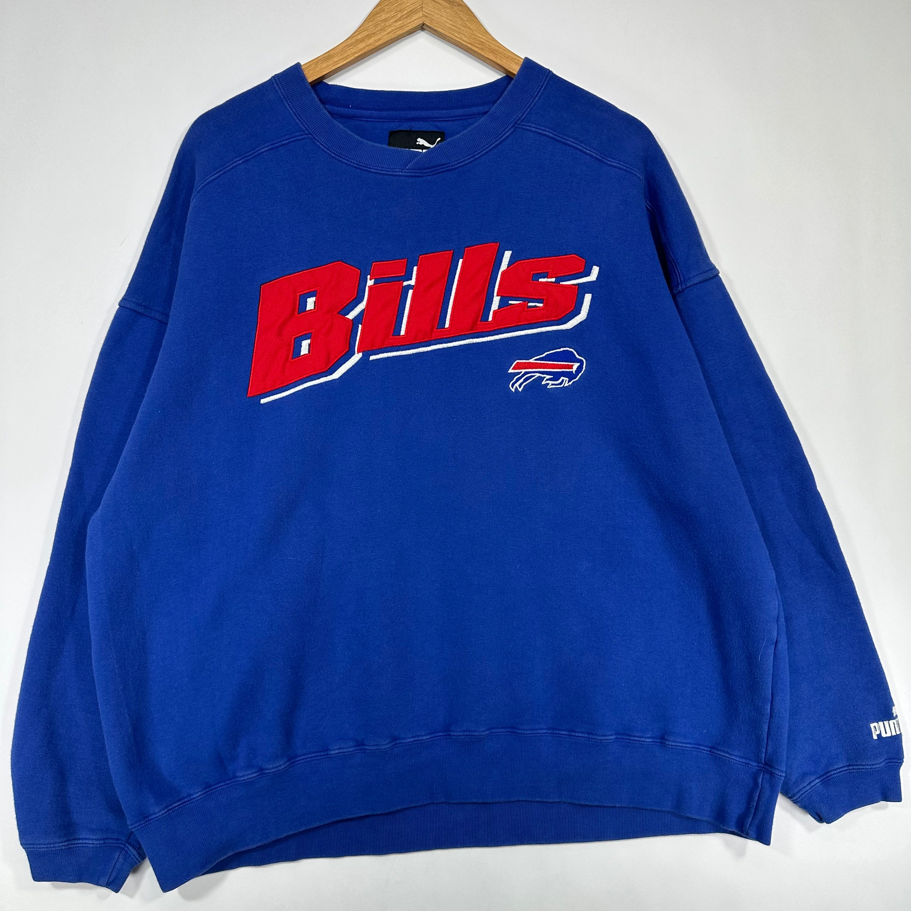 Vintage Buffalo Bills Embroidered Crewneck Sweatshirt XL