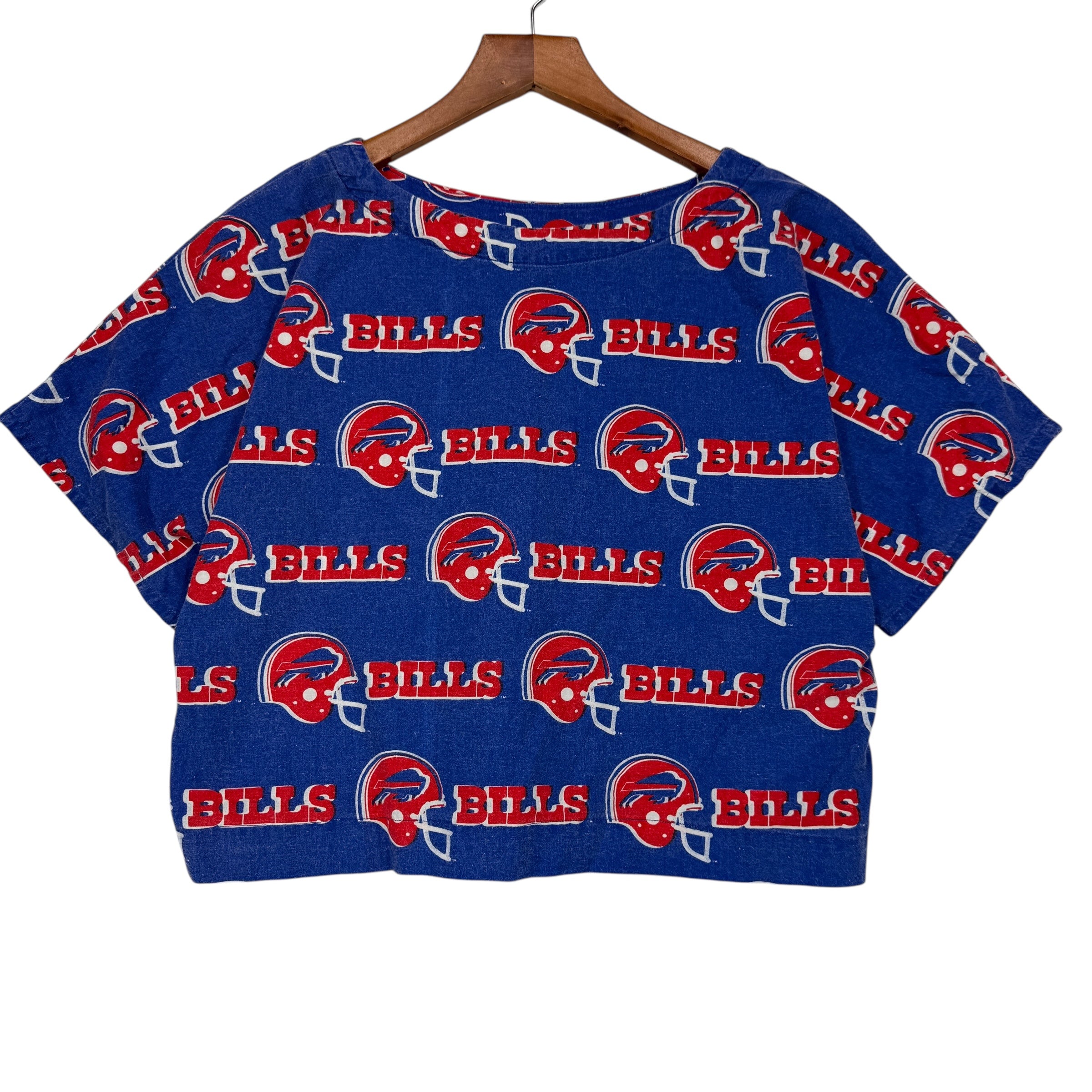 Vintage Buffalo Bills Cropped Shirt Small