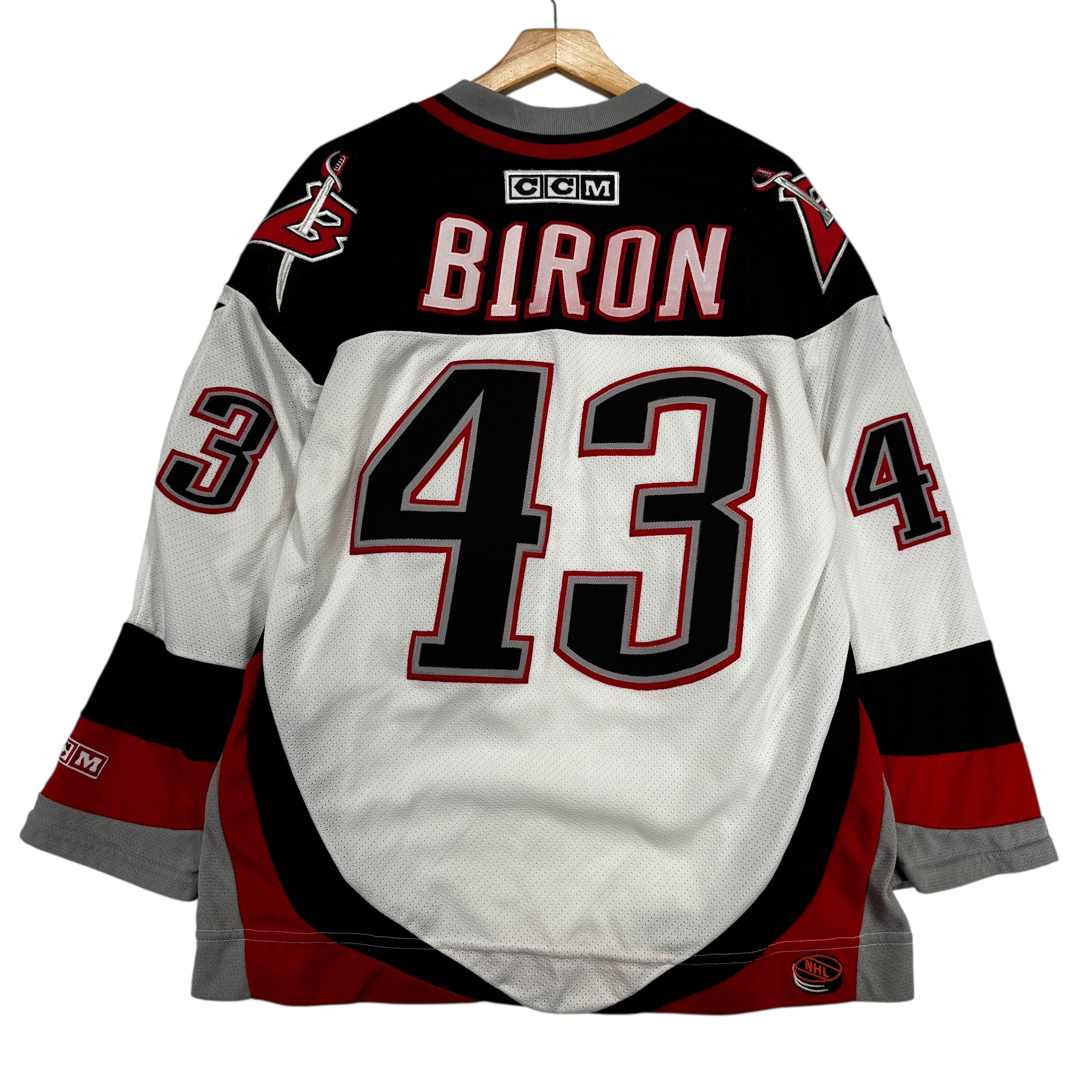 Vintage Buffalo Sabres Martin Biron Jersey Shirt Medium