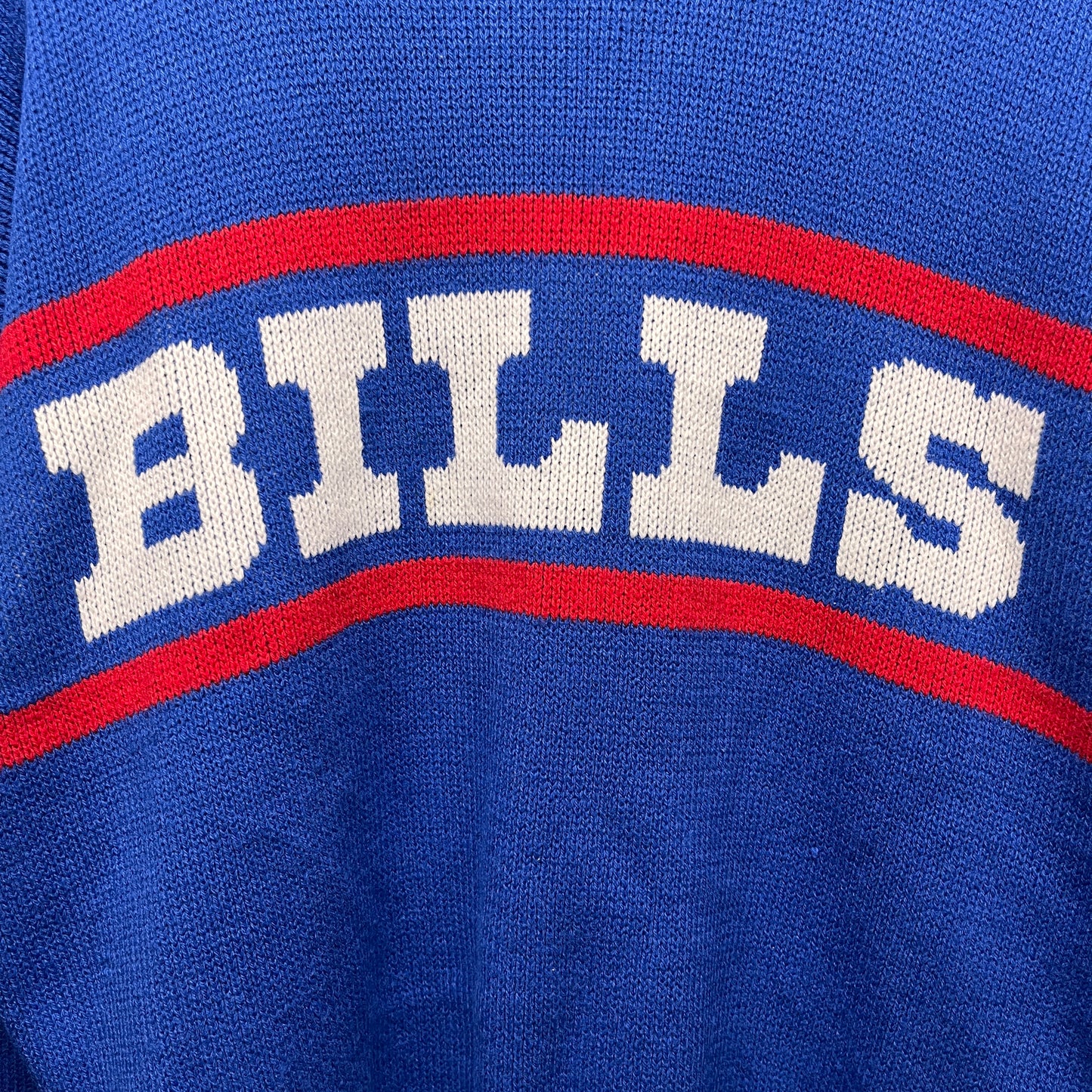 Vintage Buffalo Bills Cliff Engle Knit Sweater Sweatshirt Large