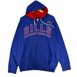 Vintage Buffalo Bills Zip Up Hoodie Sweatshirt XL