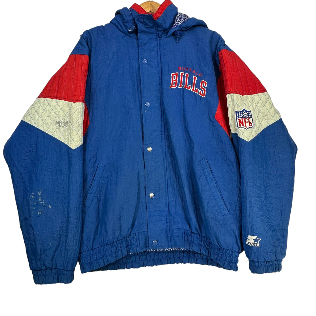 Vintage Buffalo Bills Starter Puffer Jacket Large