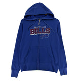 Vintage Buffalo Bills Women’s Zip Up Hoodie Sweatshirt Medium