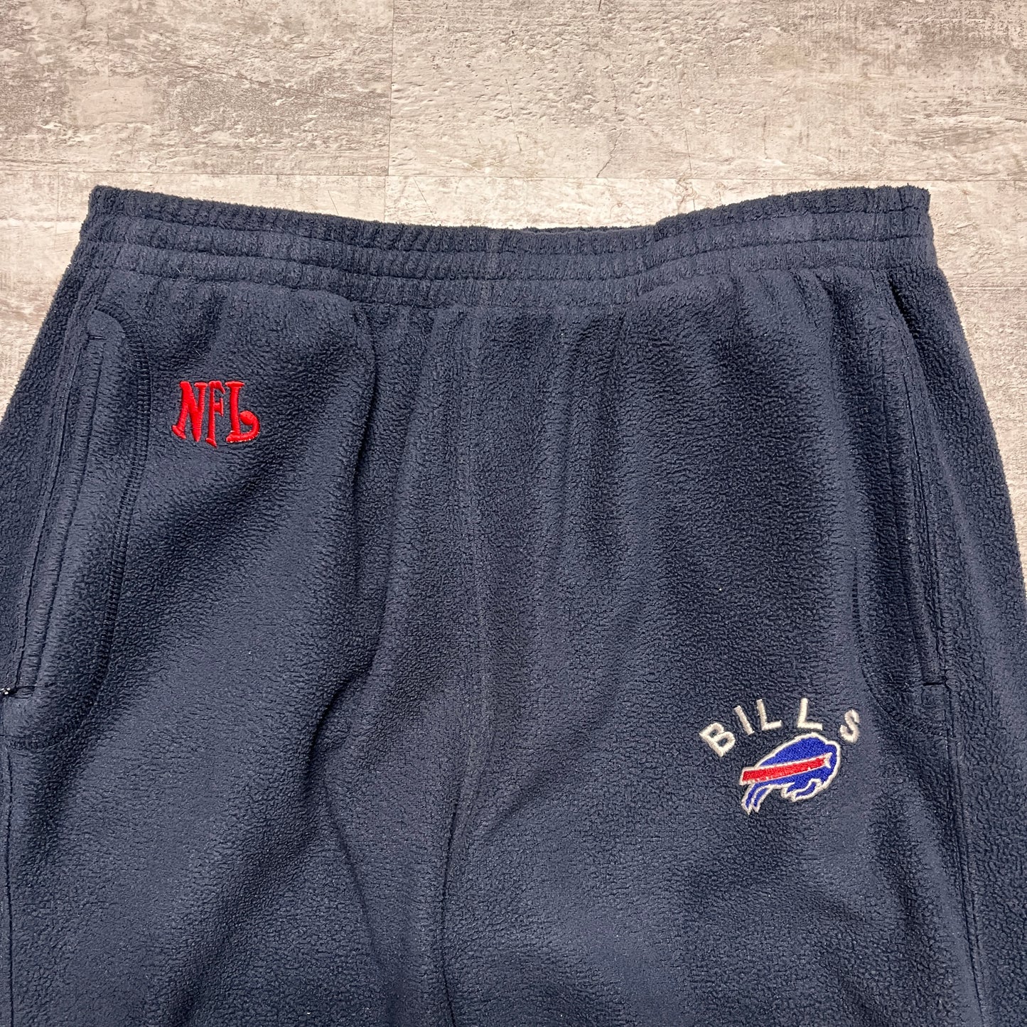 Vintage Buffalo Bills Fleece Sweatpants Large