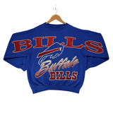 Vintage Buffalo Bills Cross Script Crewneck Sweatshirt Large