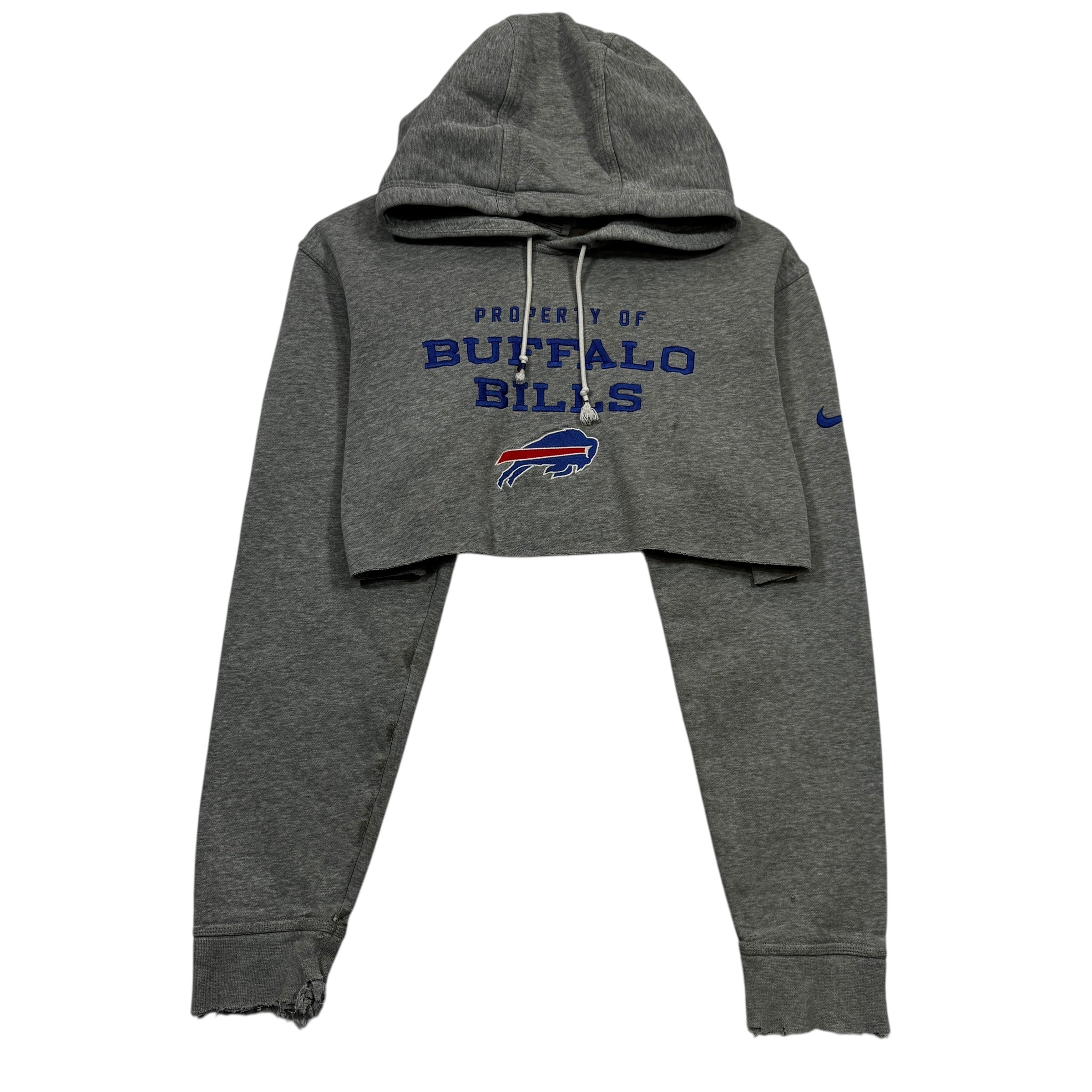 Vintage Buffalo Bills Cropped Sweatshirt Large