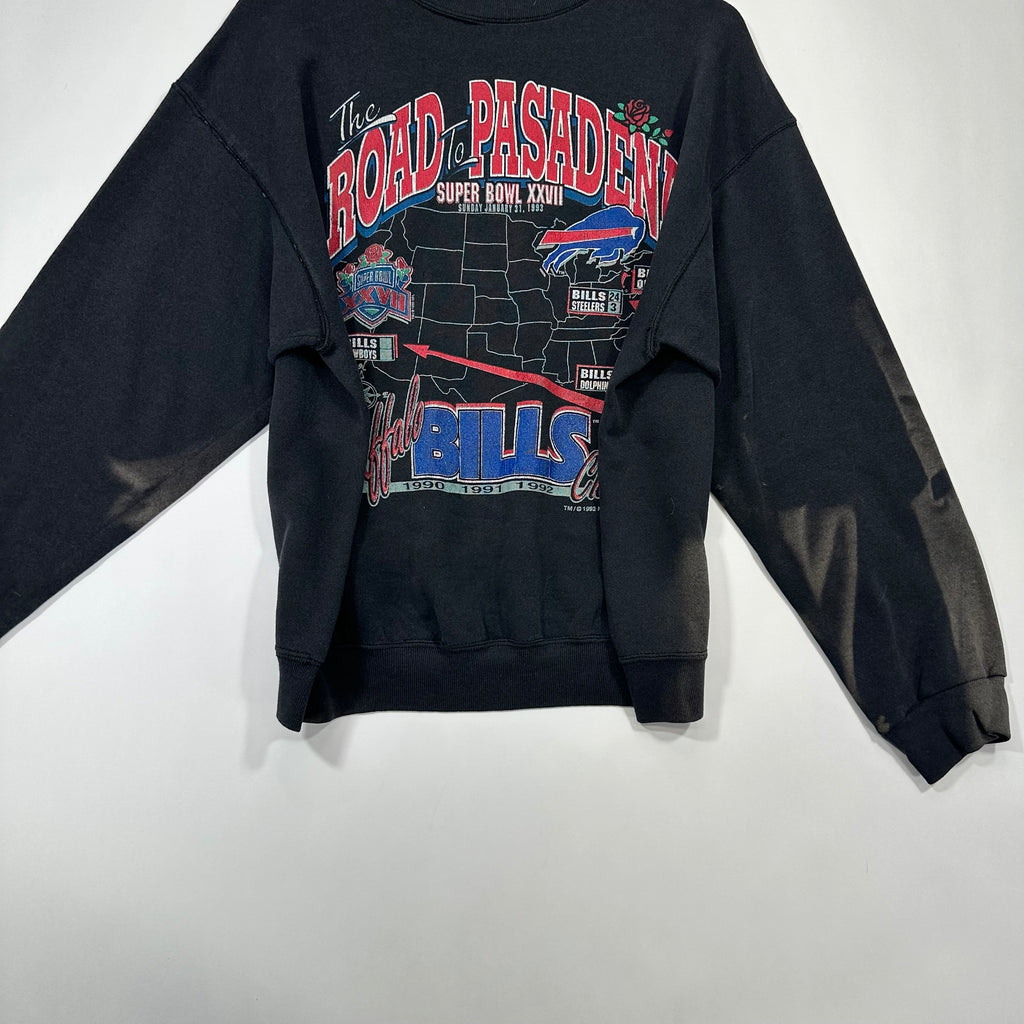 Vintage Buffalo Bills Road To Pasadena Crewneck Sweatshirt XL