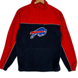 Vintage Buffalo Bills 1/4 Zip Fleece Sweatshirt Women’s Small