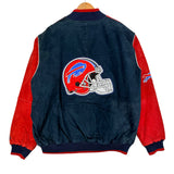 Vintage Buffalo Bills Suede Leather Jacket XXL