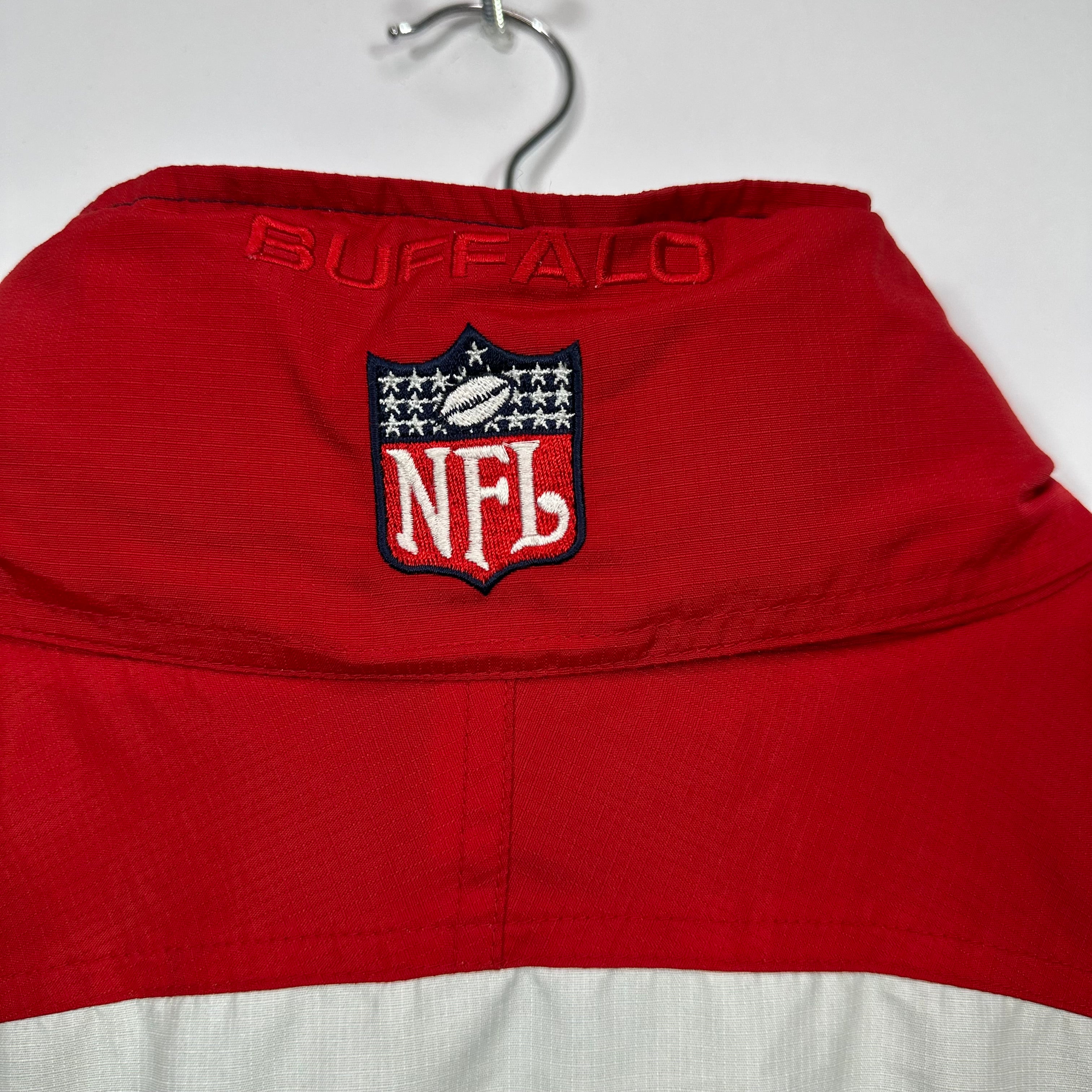 Vintage Buffalo Bills Fleece Lined Parka Jacket XXL