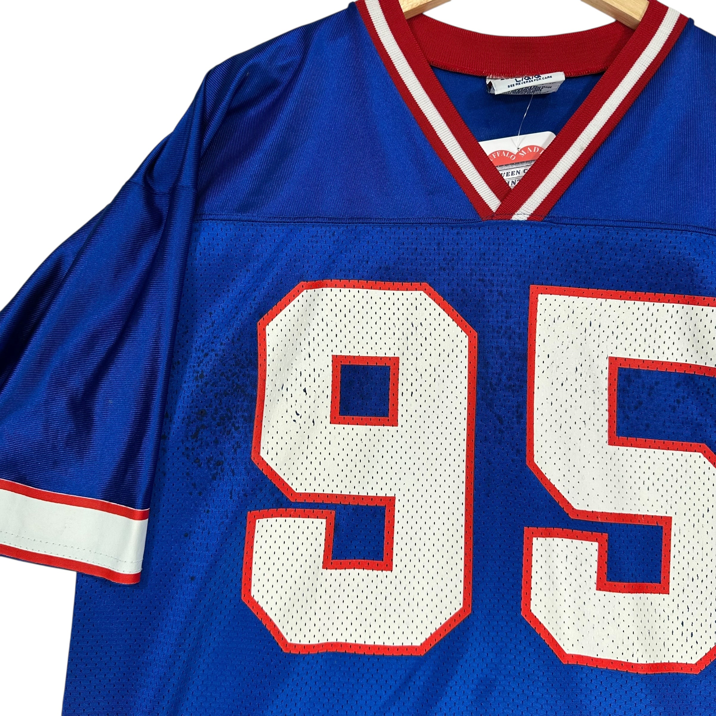 Vintage Buffalo Bills Bryce Paup Jersey Shirt Large