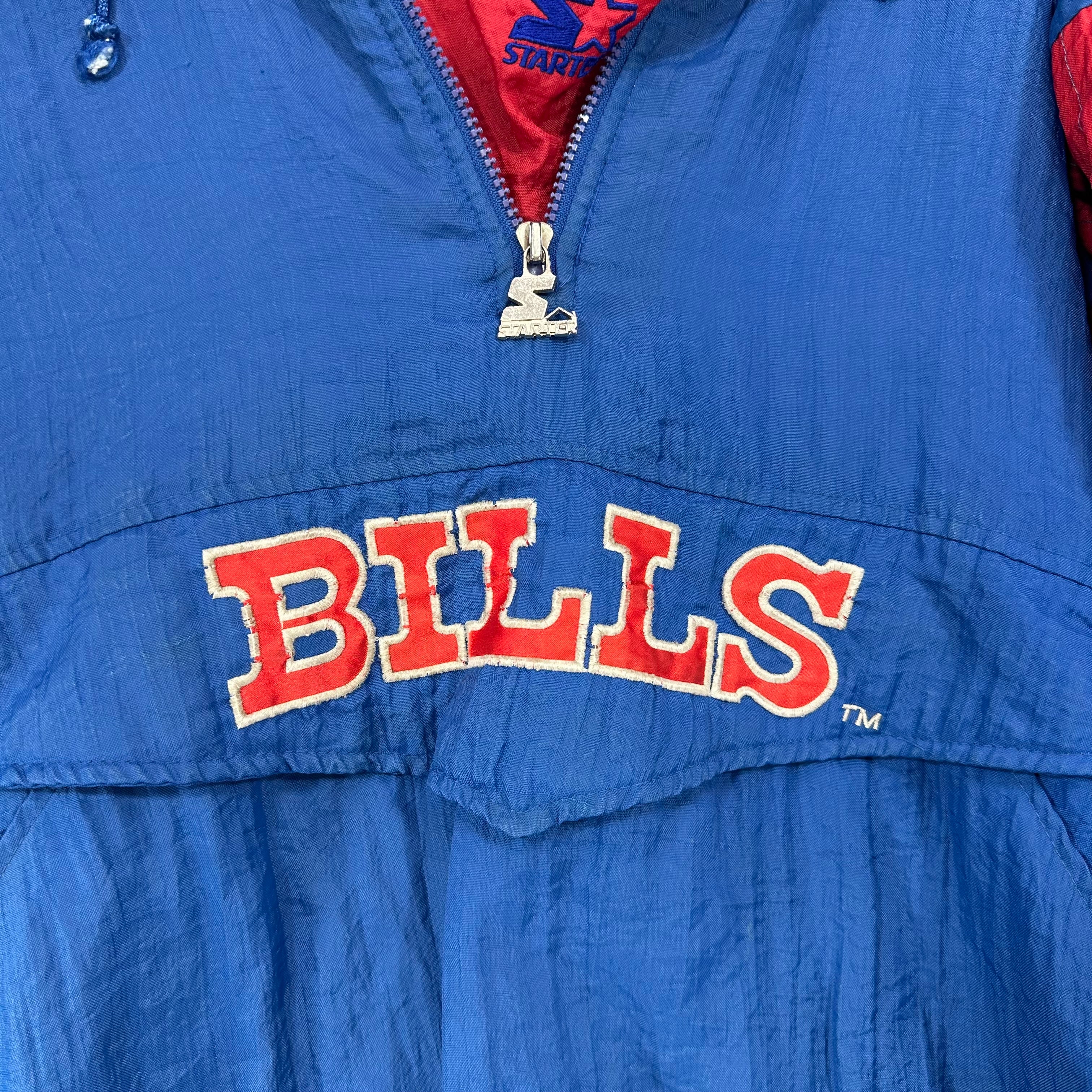 Vintage Buffalo Bills Starter Pullover Puffer Jacket Large