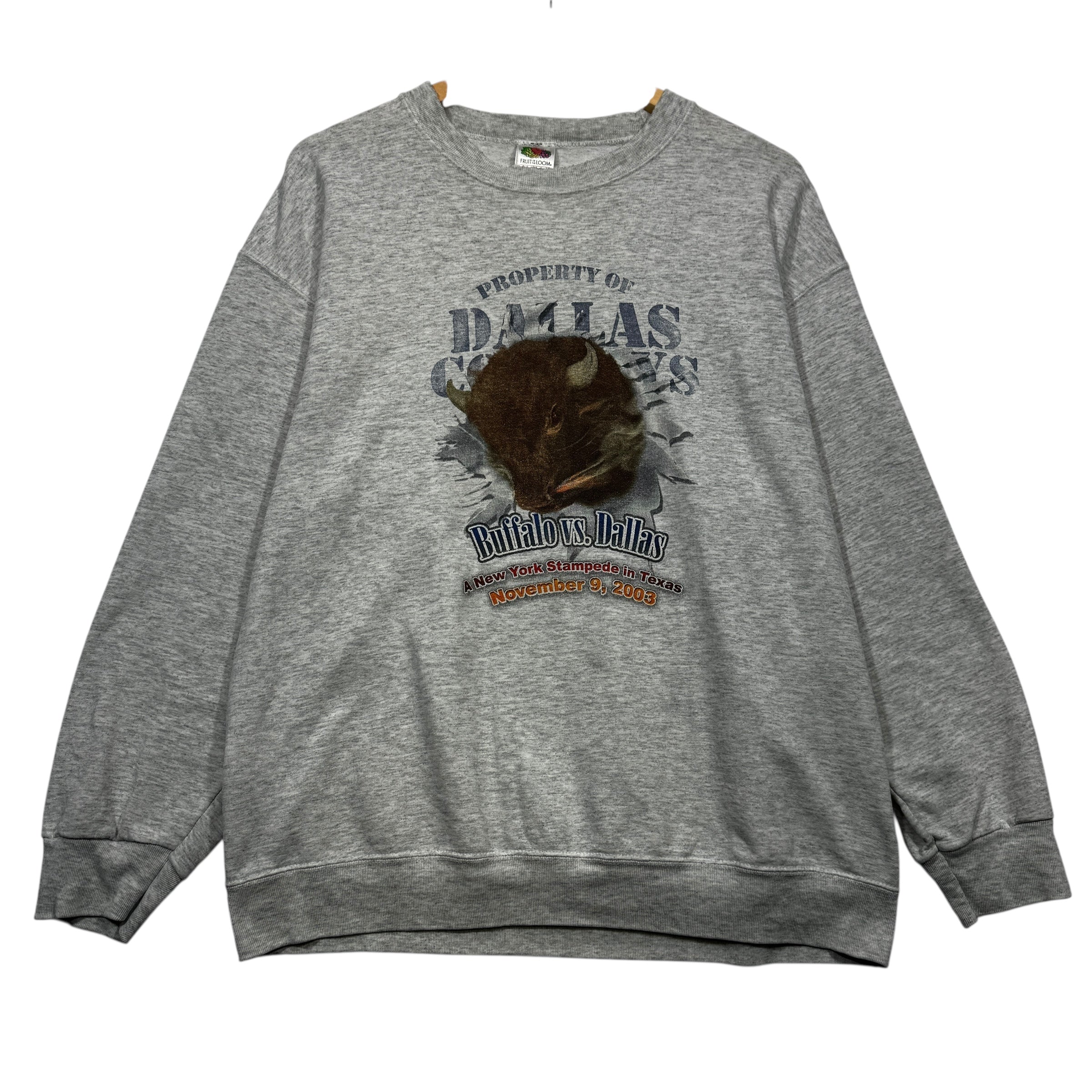 Vintage Buffalo Bills 2003 Cowboys Crewneck Sweatshirt XL