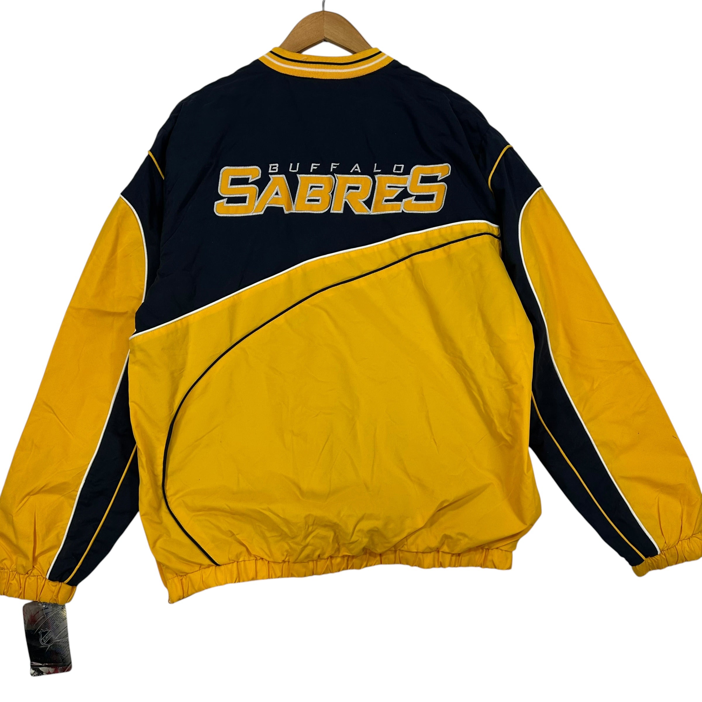 Vintage Buffalo Sabres DEADSTOCK Pullover Windbreaker Jacket Large