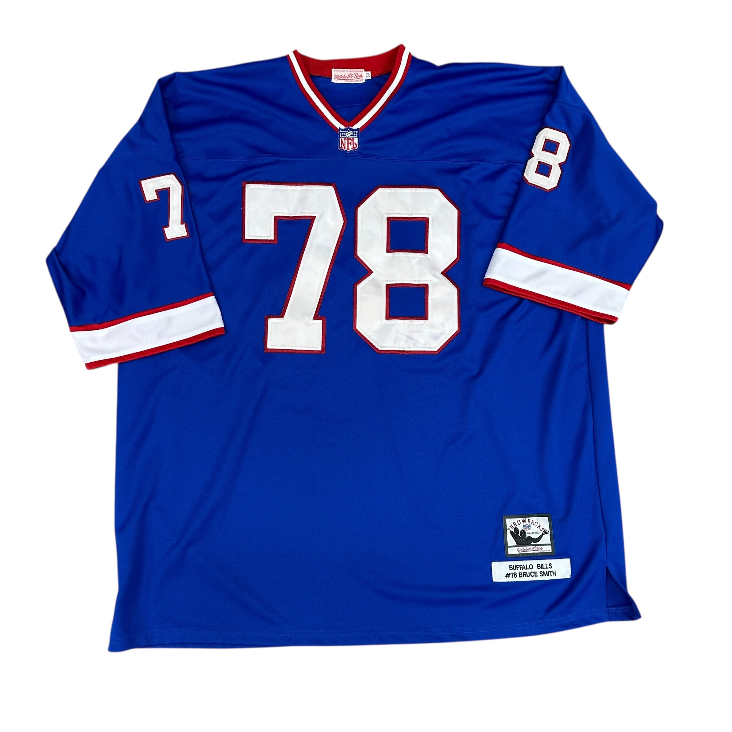 Vintage Buffalo Bills Bruce Smith Jersey Size 60 5XL