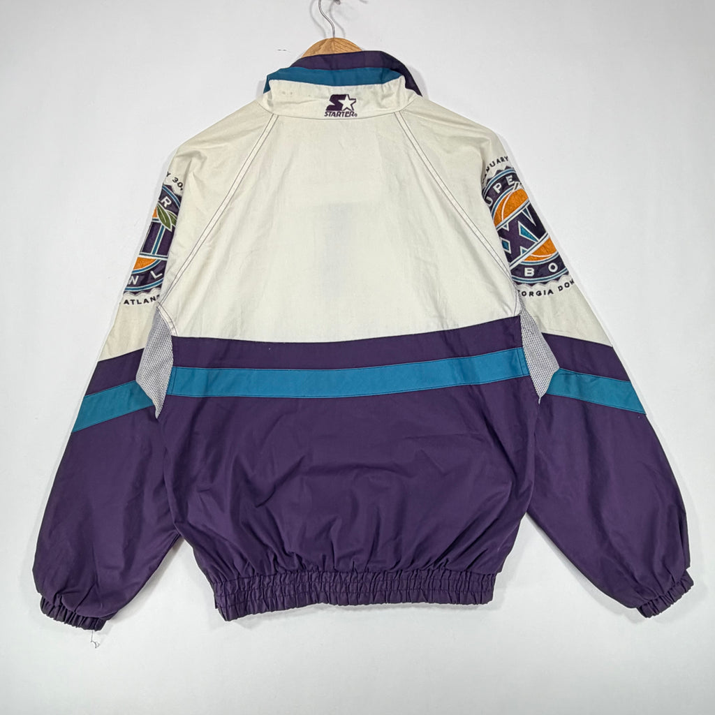 Vintage Buffalo Bills Starter Pullover Windbreaker Jacket Small