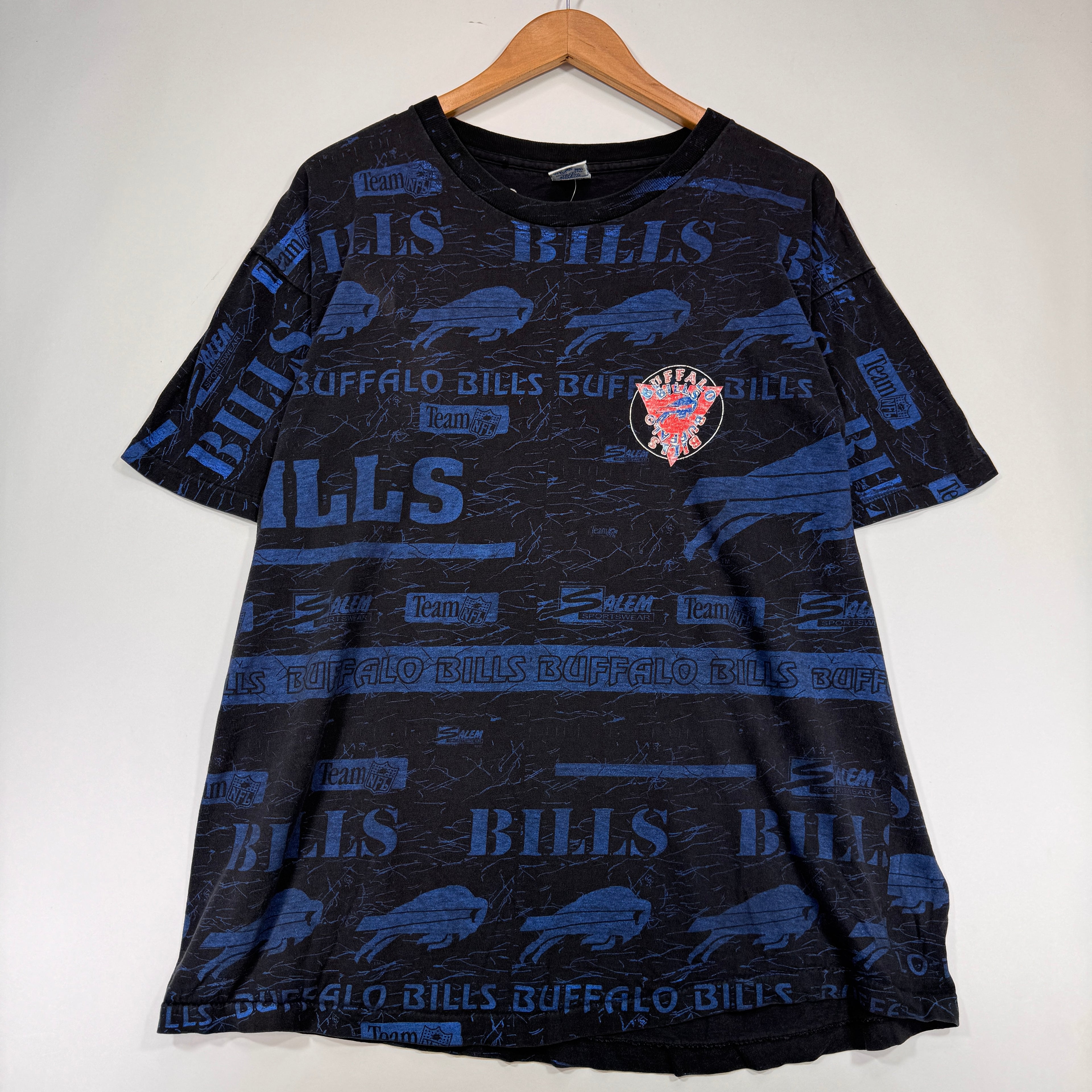 Vintage Buffalo Bills All Over Print Shirt XL