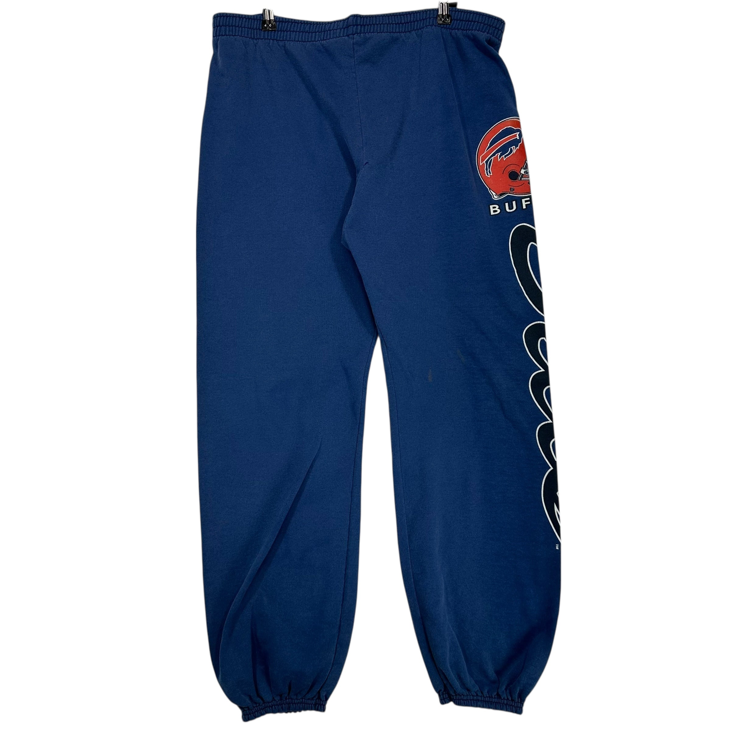 Vintage Buffalo Bills Red Helmet Sweat Pants Large