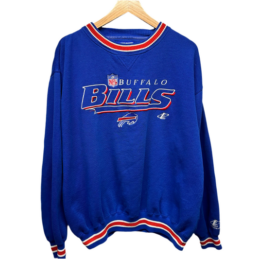 Vintage Buffalo Bills Embroidered Crewneck Sweatshirt XL