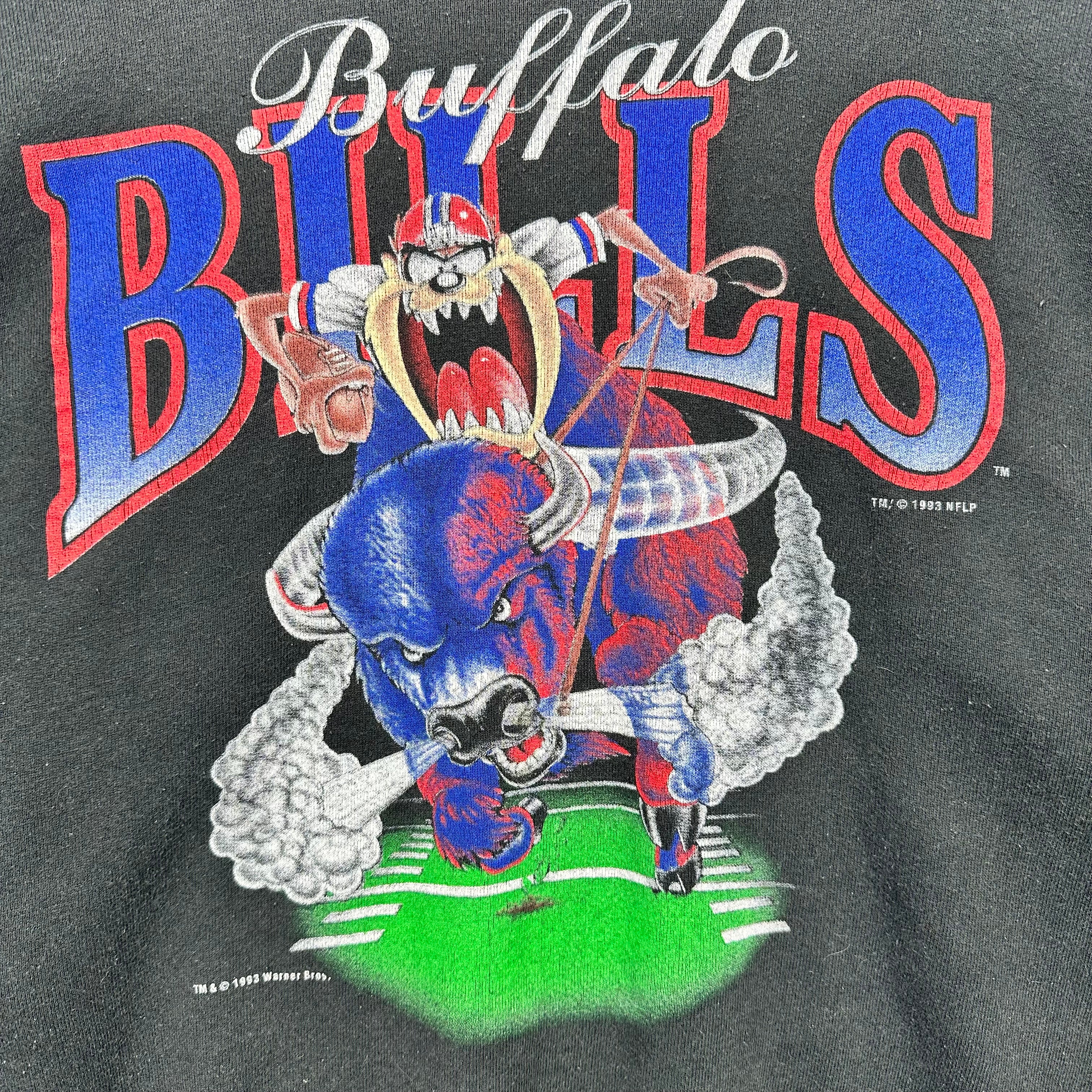Vintage Buffalo Bills Taz Crewneck Sweatshirt XL