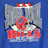 Vintage Buffalo Bills 1991 Super Bowl Crewneck Sweatshirt Large