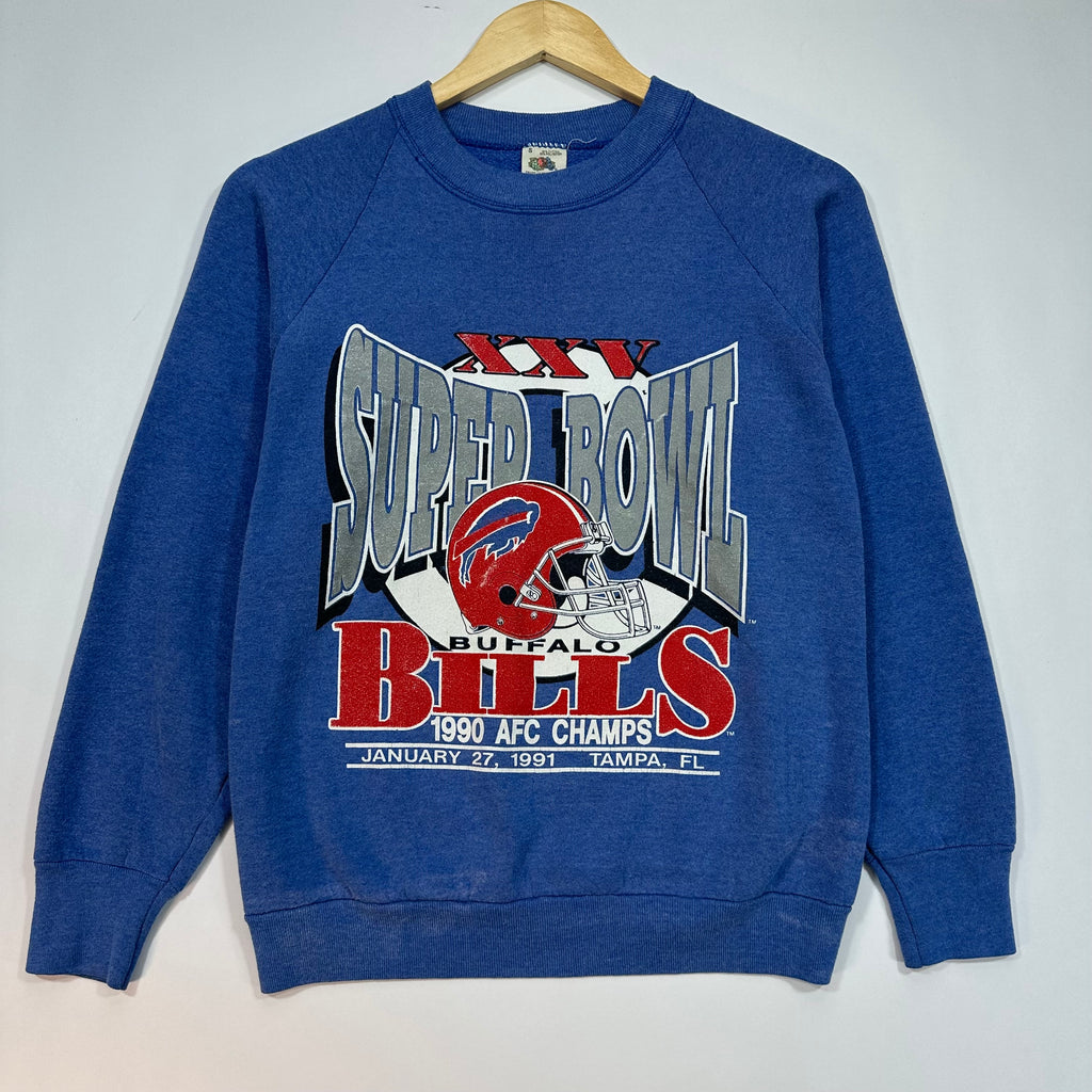 Vintage Buffalo Bills 1990 AFC Champs Sweatshirt Small