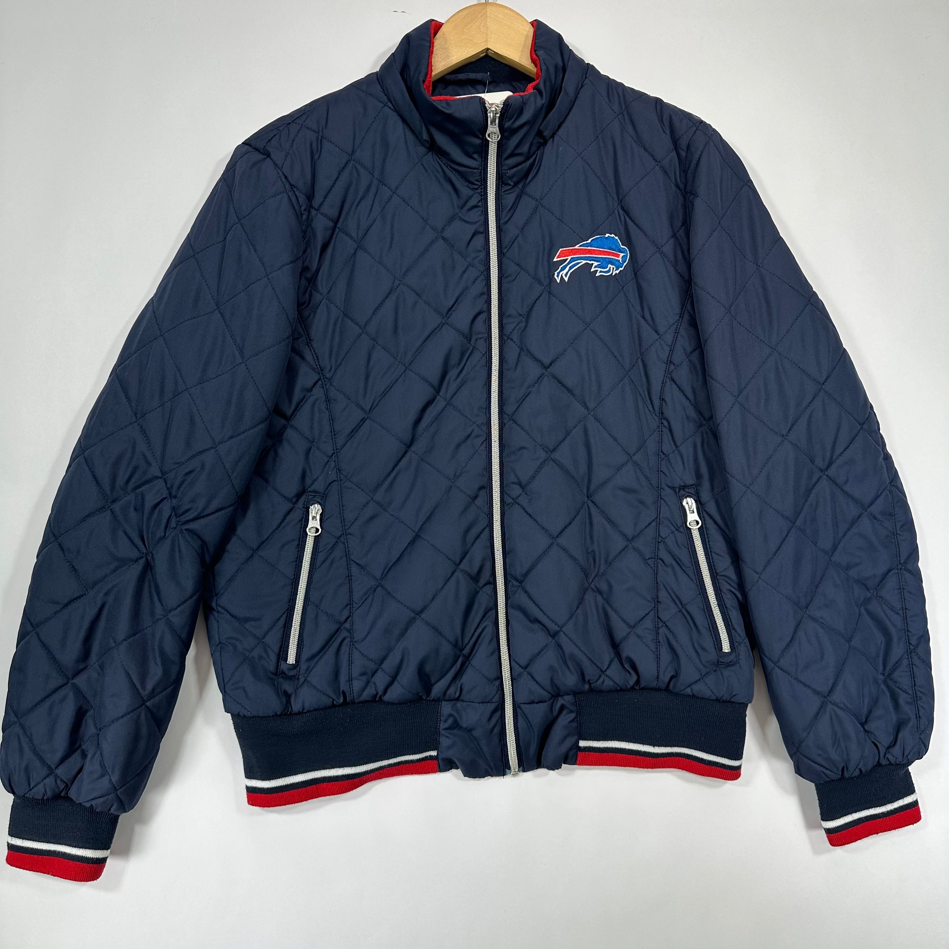 Vintage Buffalo Bills Quilted Jacket Women’s Large