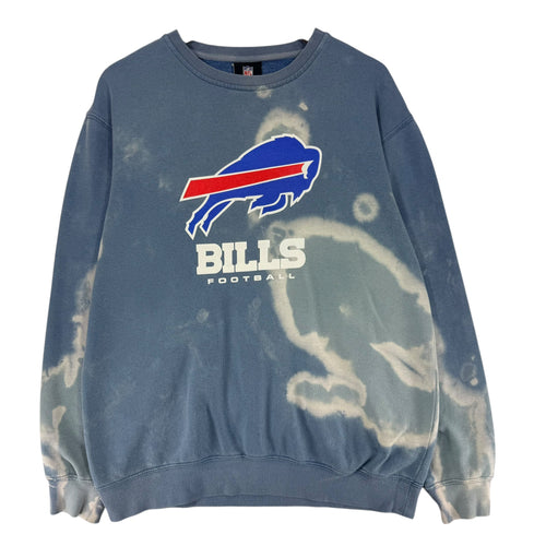 Buffalo Bills Bleach Dyed Crewneck Sweatshirt Large