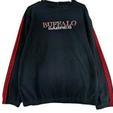 Vintage Buffalo Sabres Embroidered Fleece Sweatshirt Large