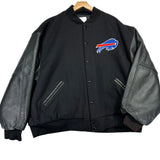 Vintage Buffalo Bills Wool Leather Varsity Jacket 3XL