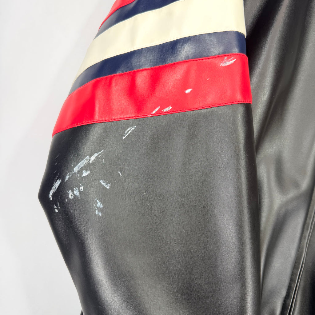 Vintage Buffalo Bills Vegan Leather Jacket XL