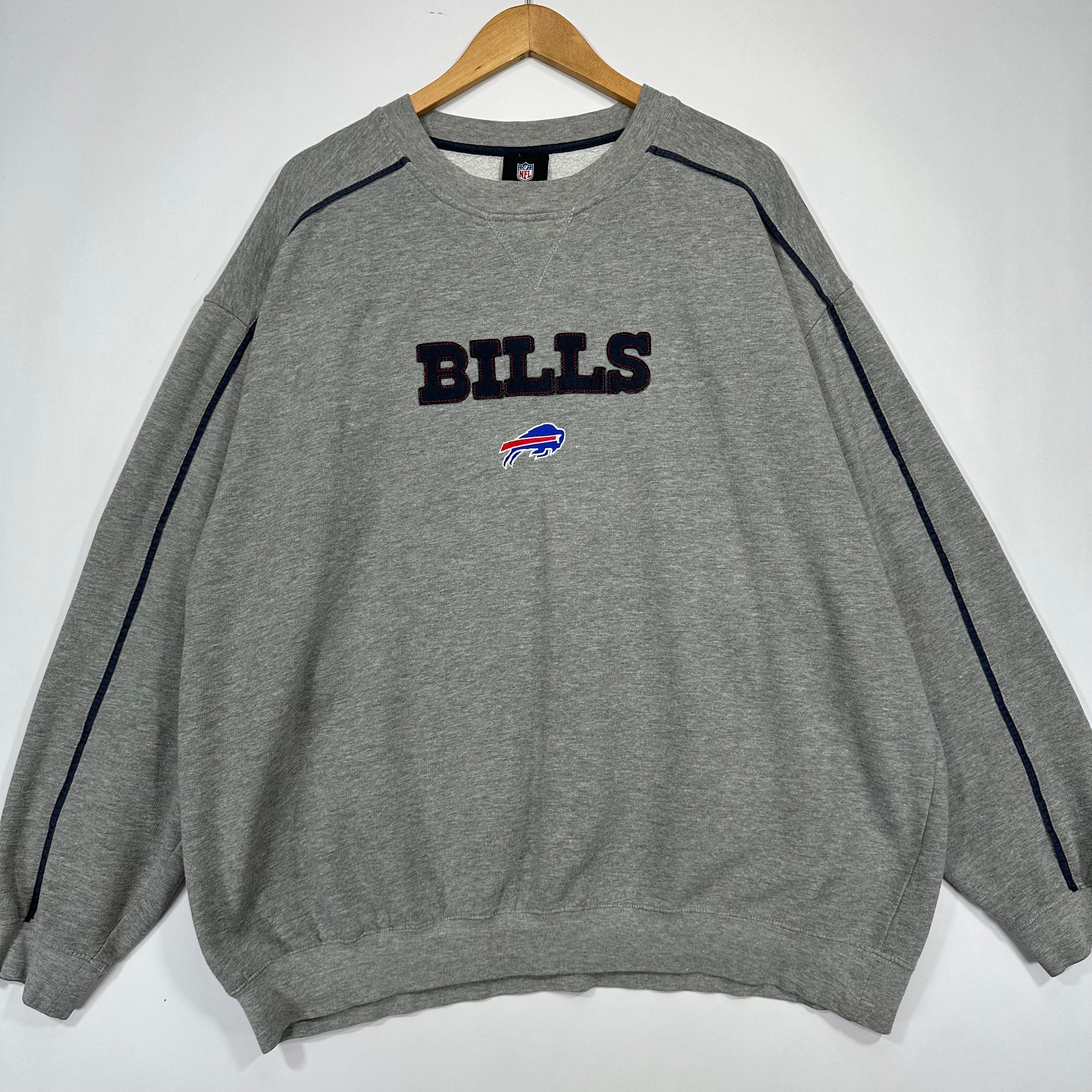 Vintage Buffalo Bills Embroidered Crewneck Sweatshirt XXL