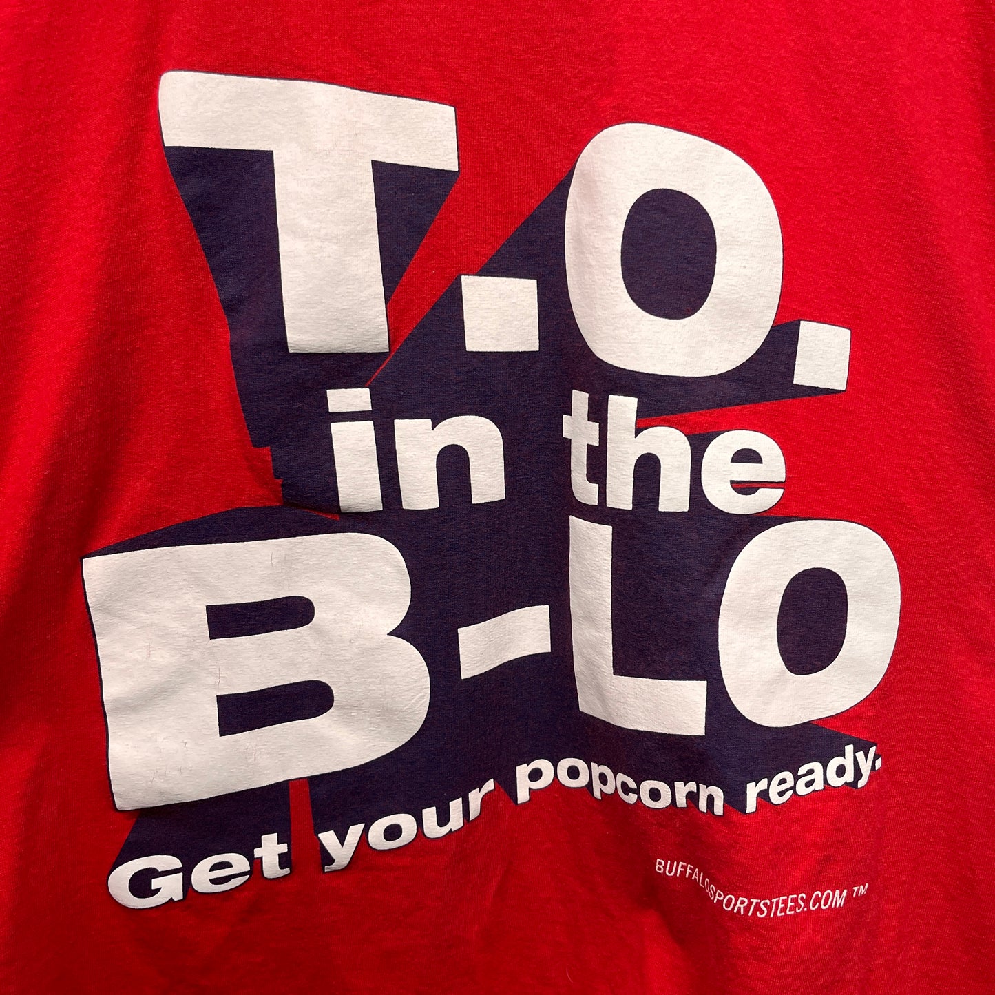 Vintage Buffalo Bills T.O In the B-Lo Shirt XXL