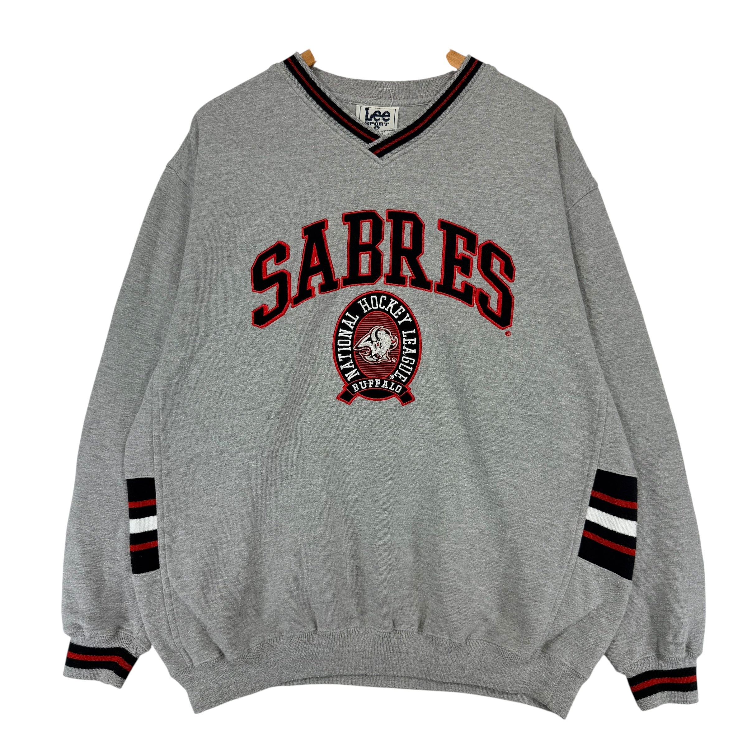 Vintage Buffalo Sabres Embroidered Crewneck Sweatshirt Large