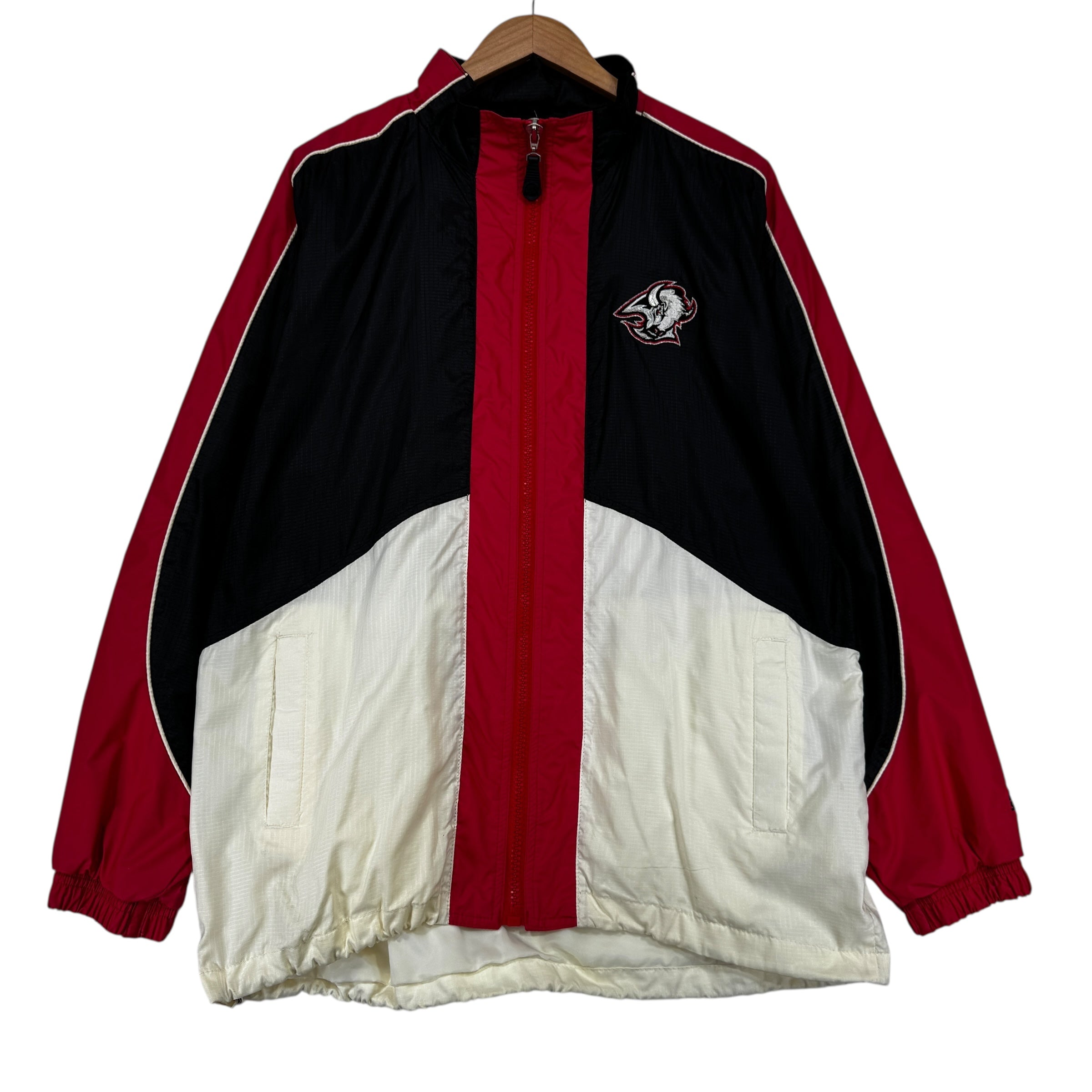 Vintage Buffalo Sabres Zip Up Windbreaker Jacket Medium
